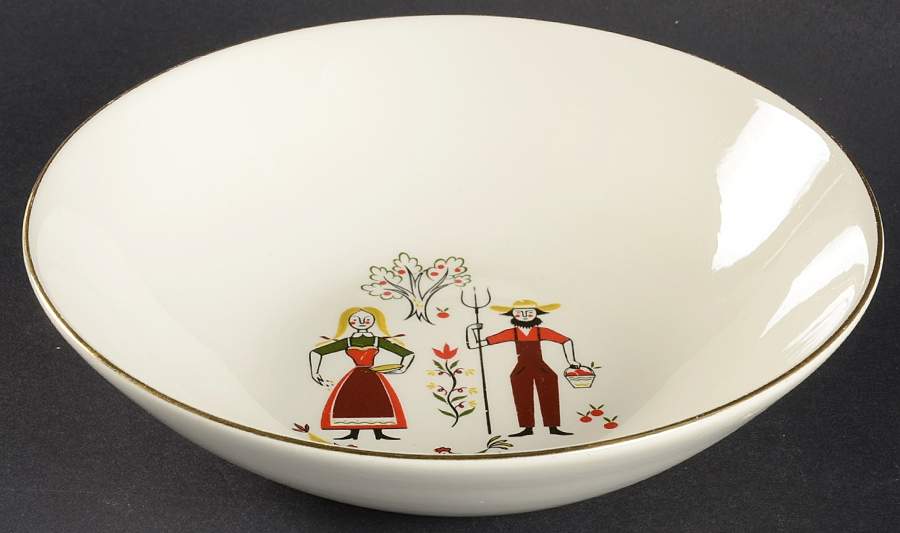 American Provincial 8" Round Vegetable Bowl by Homer Laughlin -1