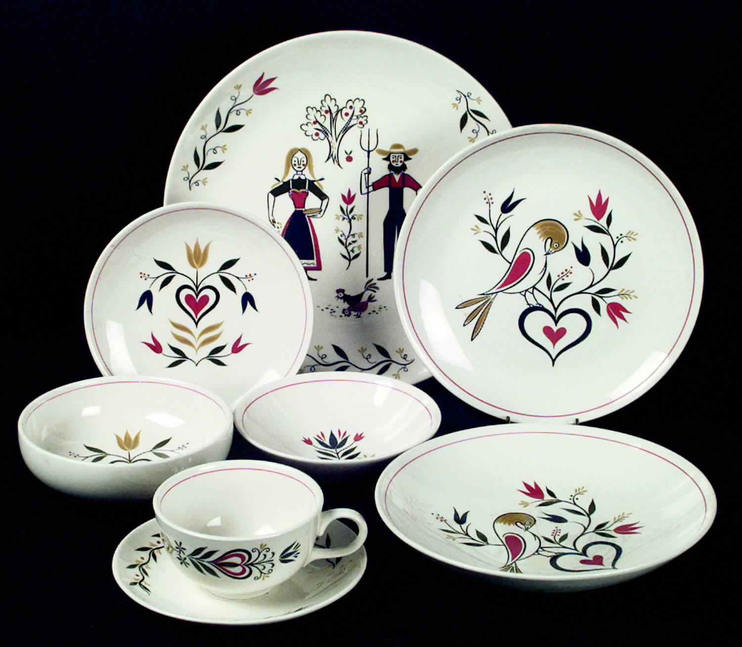 American Provincial Coupe Cereal Bowl by Homer Laughlin -1