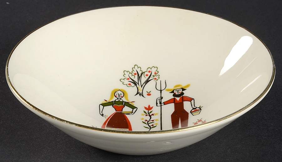 American Provincial Fruit/Dessert (Sauce) Bowl by Homer Laughlin -1
