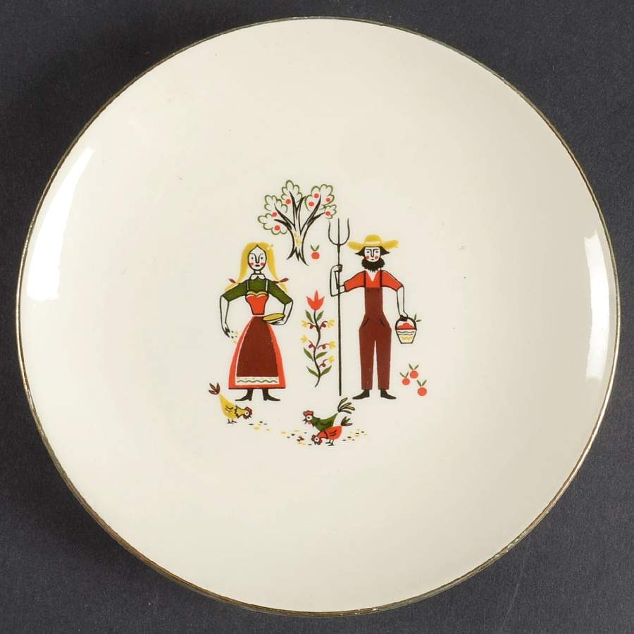American Provincial Bread & Butter Plate by Homer Laughlin -1