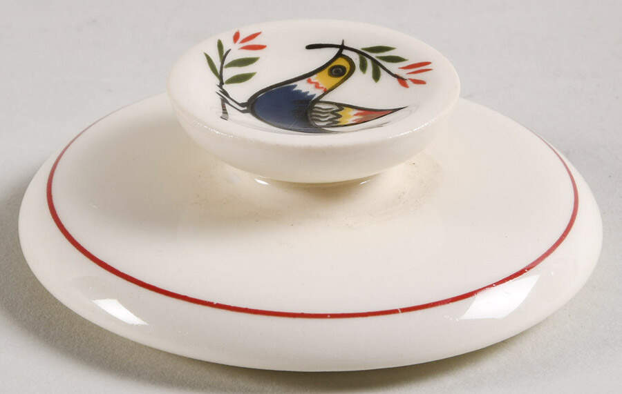 American Provincial Lid for Sugar Bowl by Homer Laughlin -1