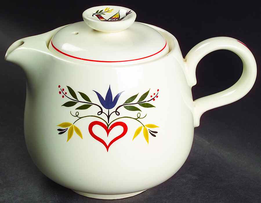 American Provincial Teapot & Lid by Homer Laughlin -1