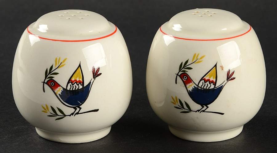 American Provincial Salt & Pepper Set by Homer Laughlin -1
