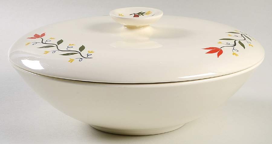American Provincial Round Covered Vegetable by Homer Laughlin -1