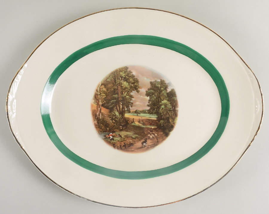 Amsterdam 13" Oval Serving Platter by Homer Laughlin -1