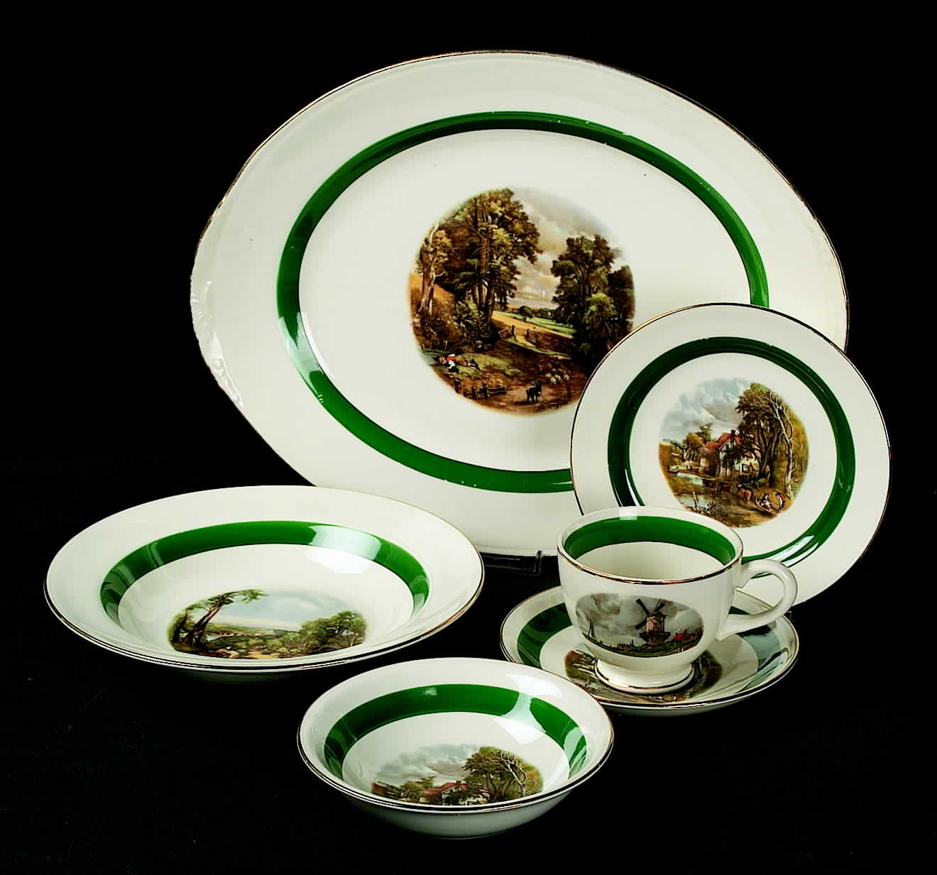 Amsterdam Salad Plate by Homer Laughlin -1