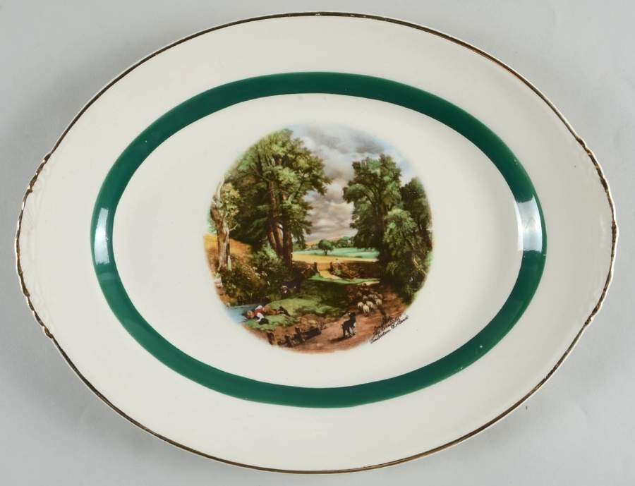 Amsterdam 11" Oval Serving Platter by Homer Laughlin -1