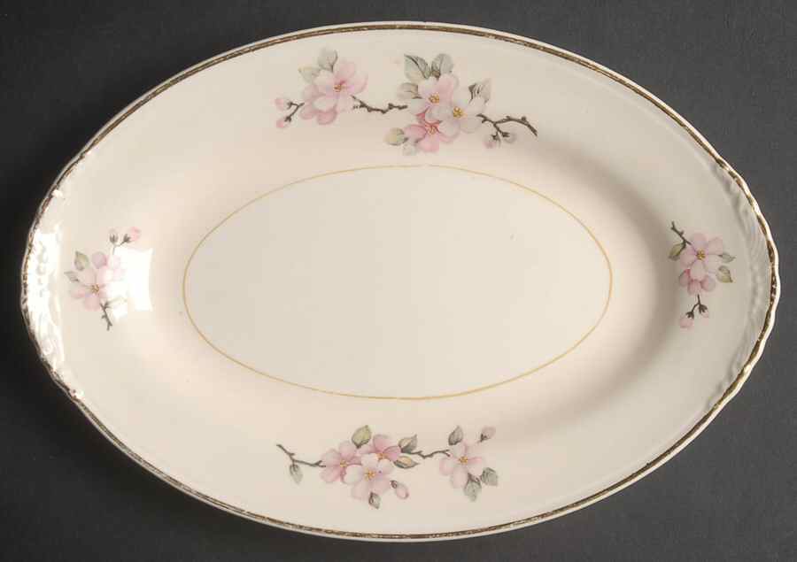 Apple Blossom Relish/Gravy Underplate by Homer Laughlin -1