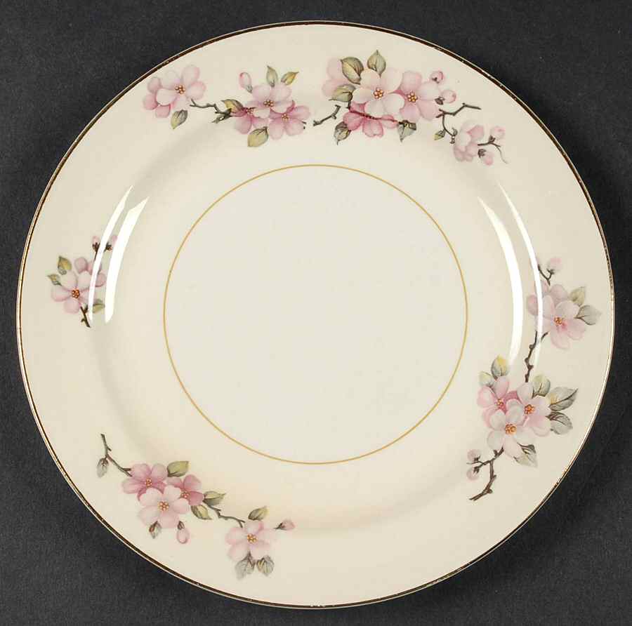 Apple Blossom Dessert/Pie Plate by Homer Laughlin -1