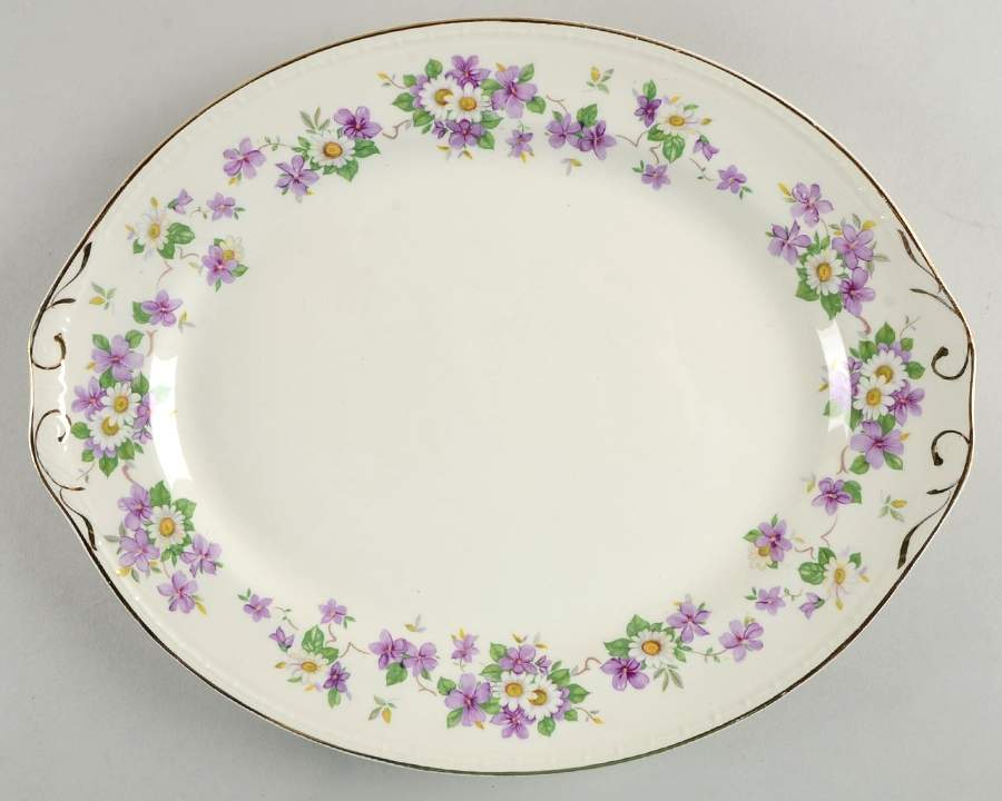 April 13" Oval Serving Platter by Homer Laughlin -1