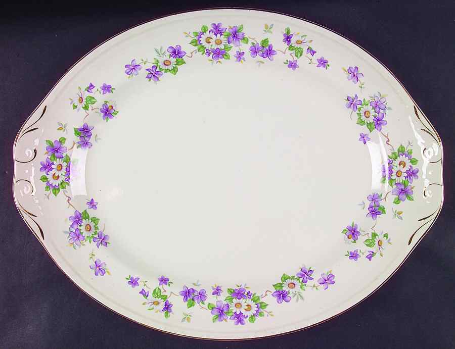 April 15" Oval Serving Platter by Homer Laughlin -1