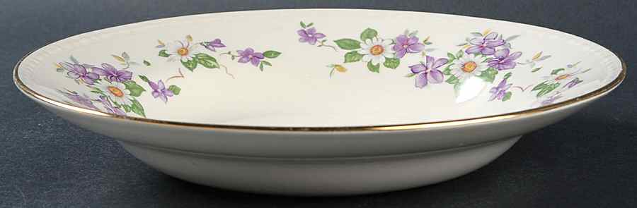 April Rim Soup Bowl by Homer Laughlin -1