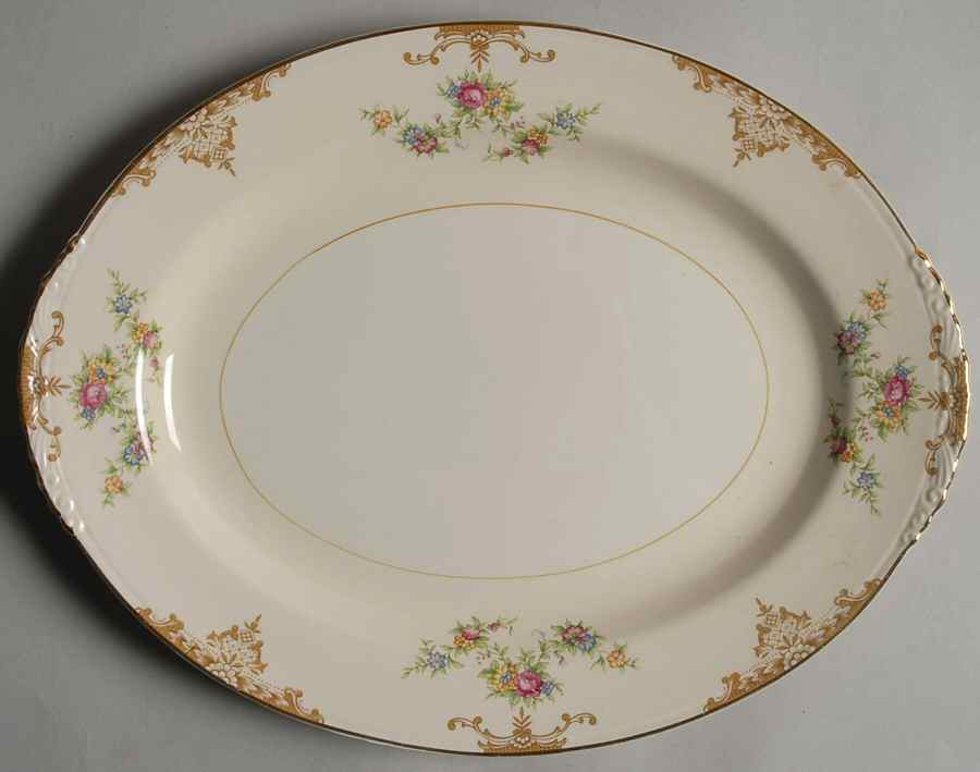 Aristocrat 11" Oval Serving Platter by Homer Laughlin -1