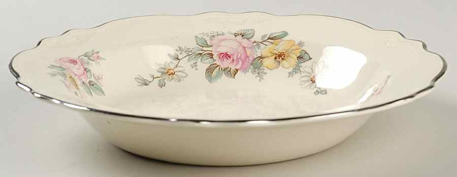 Armand (Virginia Rose Shape) Rim Soup Bowl by Homer Laughlin -1