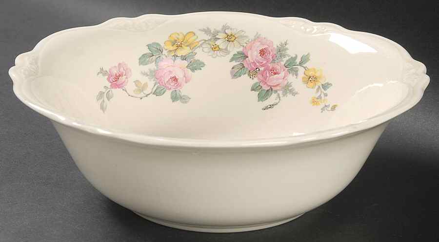 Armand (No Trim) 8" Round Vegetable Bowl by Homer Laughlin -1