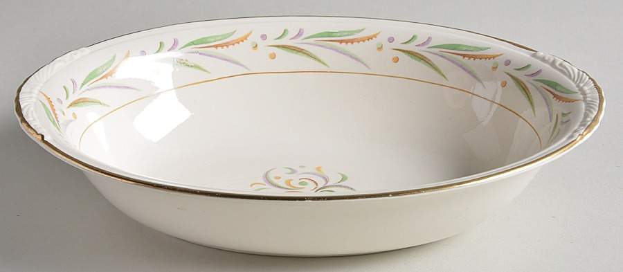 Autumn 9" Oval Vegetable Bowl by Homer Laughlin -1