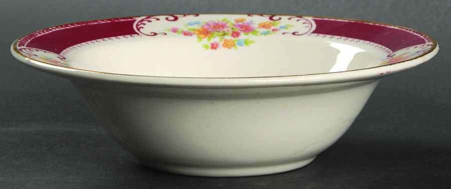 B1315 (Gold Trim) Rim Cereal Bowl by Homer Laughlin -1