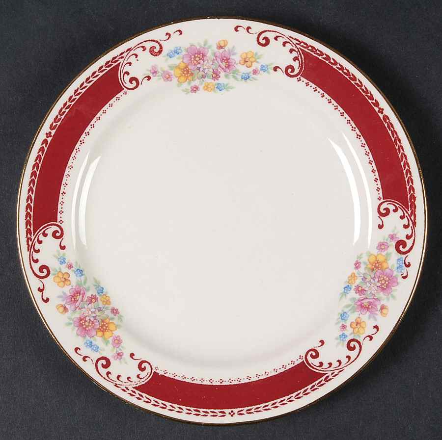 B1315 (Gold Trim) Bread & Butter Plate by Homer Laughlin -1