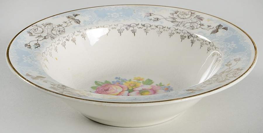 Royal Splendor Rim Fruit/Dessert (Sauce) Bowl by Homer Laughlin -1