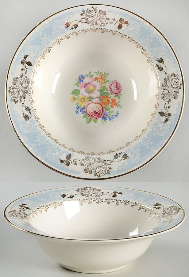 Royal Splendor Rim Cereal Bowl by Homer Laughlin -1