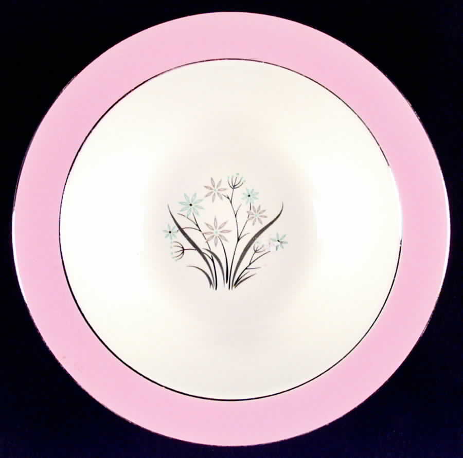 B1415 (Platinum Trim) 9" Round Vegetable Bowl by Homer Laughlin -1