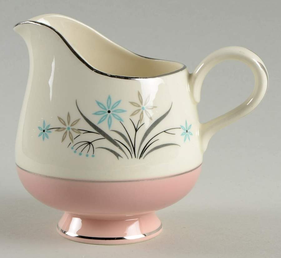 B1415 (Platinum Trim) Creamer by Homer Laughlin -1