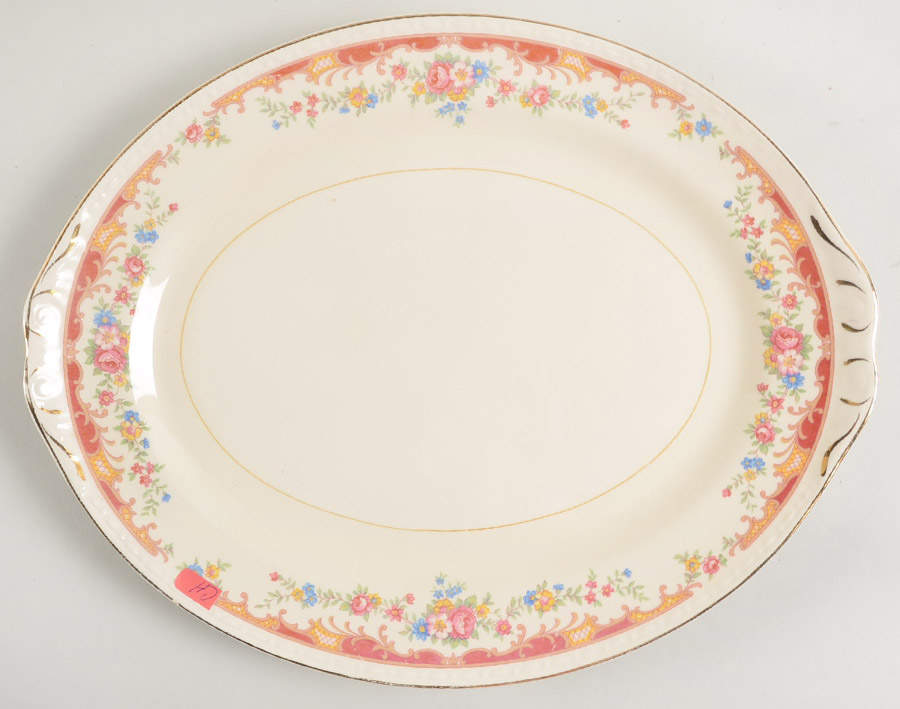 Belmont 13" Oval Serving Platter by Homer Laughlin -1