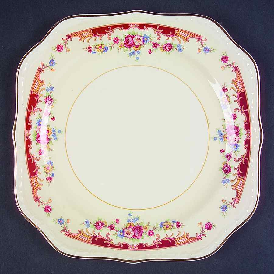 Belmont Square Salad Plate by Homer Laughlin -1