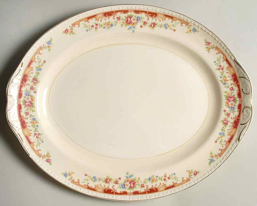 Belmont 15" Oval Serving Platter by Homer Laughlin -1