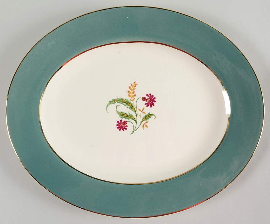 Berkshire 11" Oval Serving Platter by Homer Laughlin -1