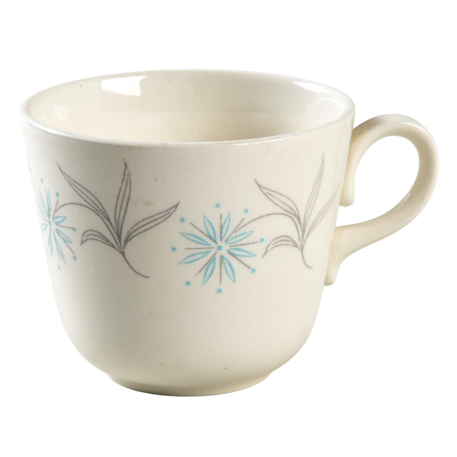 Blue Star Flat Cup by Homer Laughlin -1