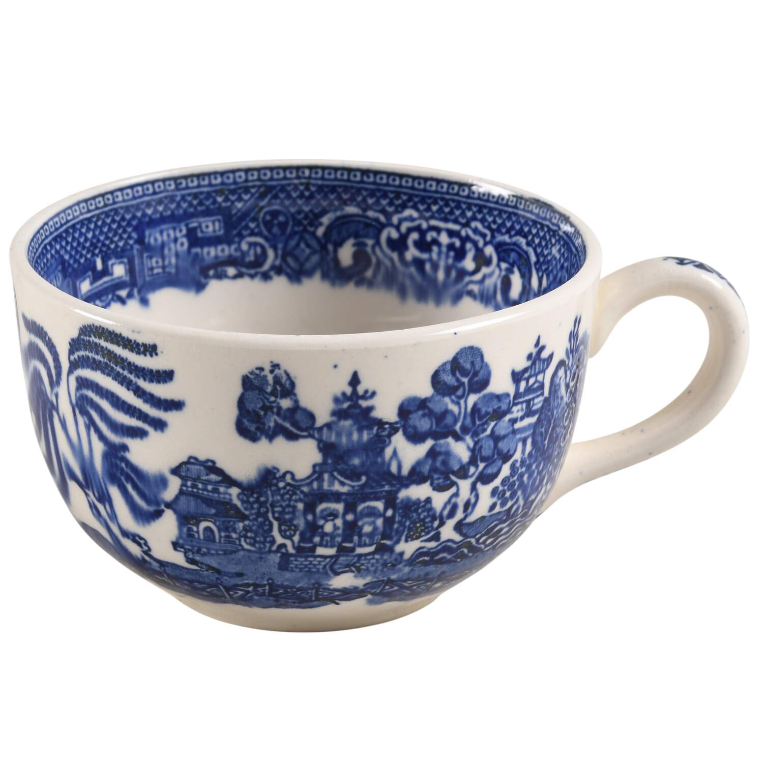 Blue Willow Flat Cup by Homer Laughlin -1