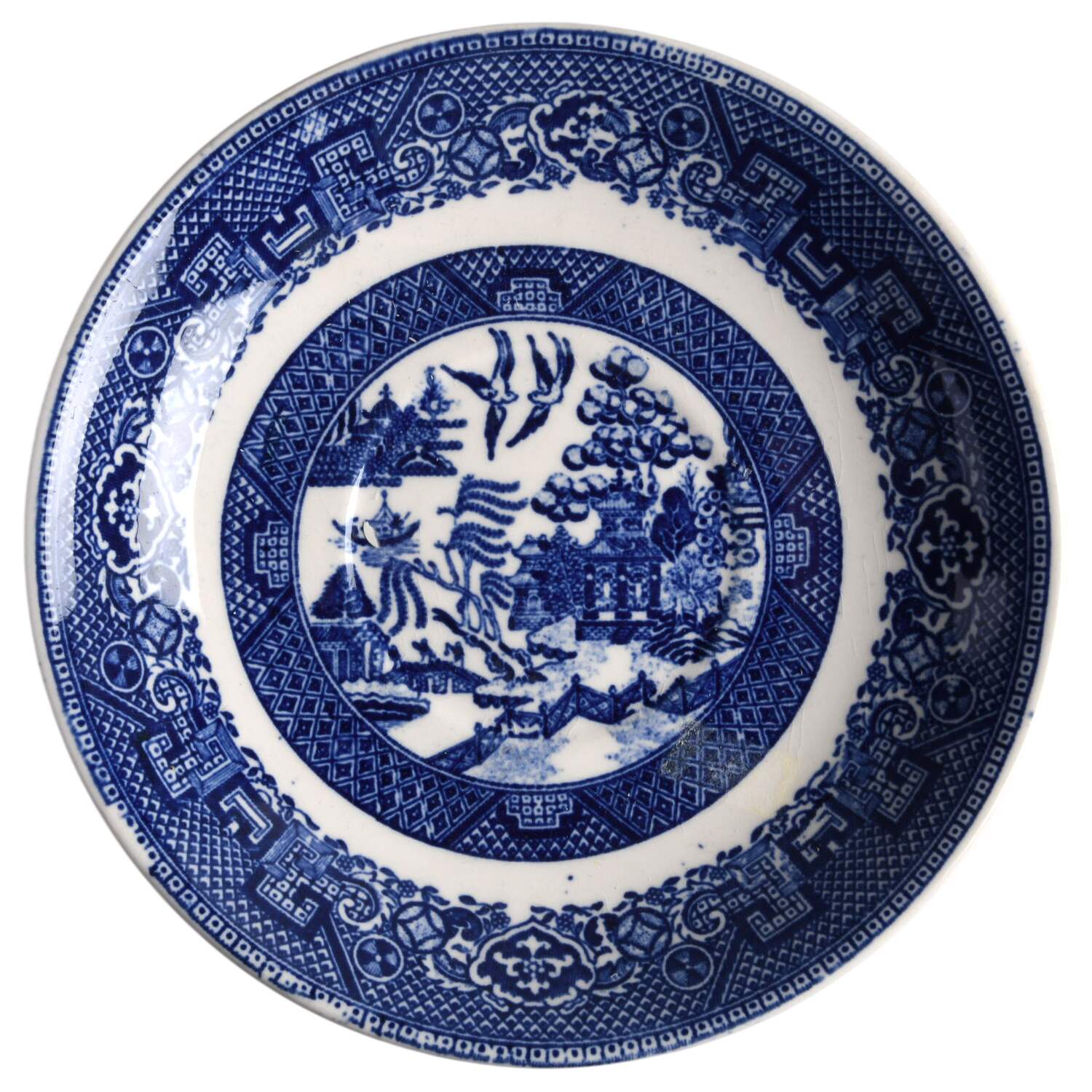 Blue Willow Saucer by Homer Laughlin -1