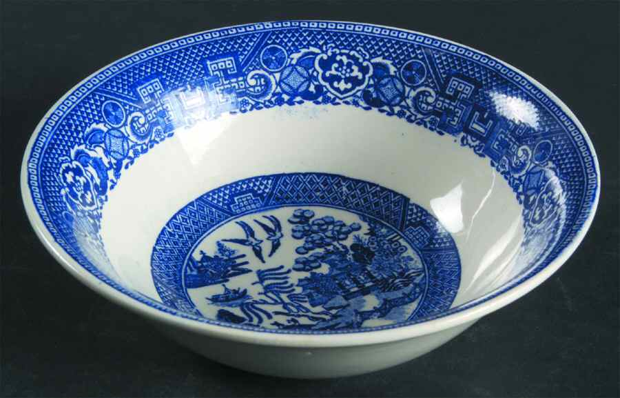 Blue Willow Coupe Cereal Bowl by Homer Laughlin -1