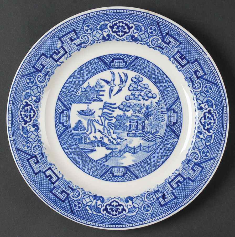Blue Willow Salad Plate by Homer Laughlin -1