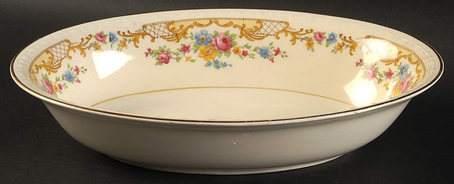 Briarcliffe (G3385) 9" Oval Vegetable Bowl by Homer Laughlin -1