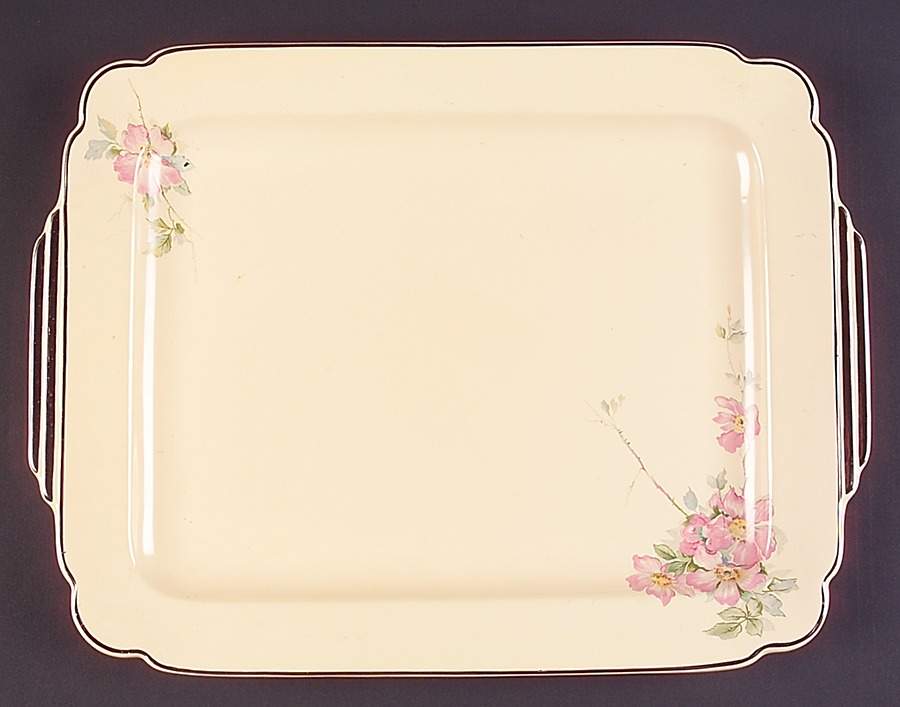 Briar Rose 15" Oval Serving Platter by Homer Laughlin -1