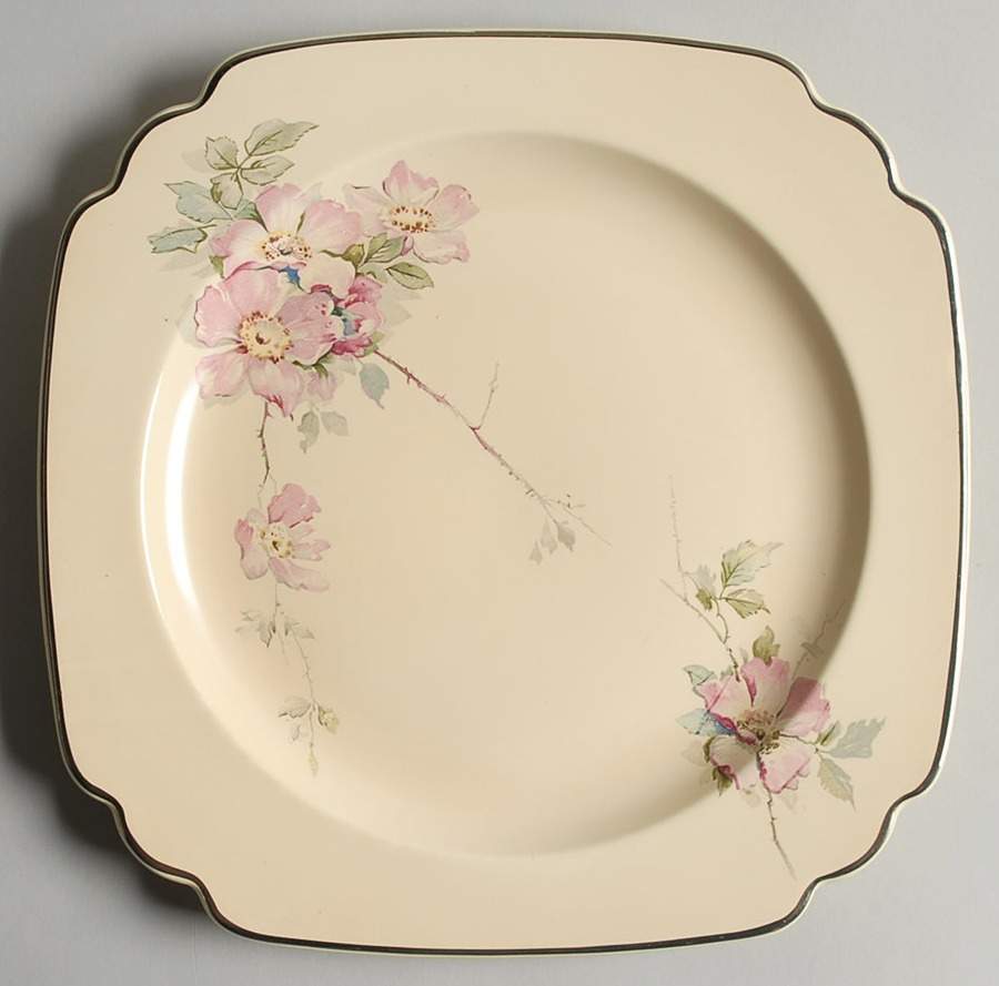 Briar Rose Luncheon Plate by Homer Laughlin -1
