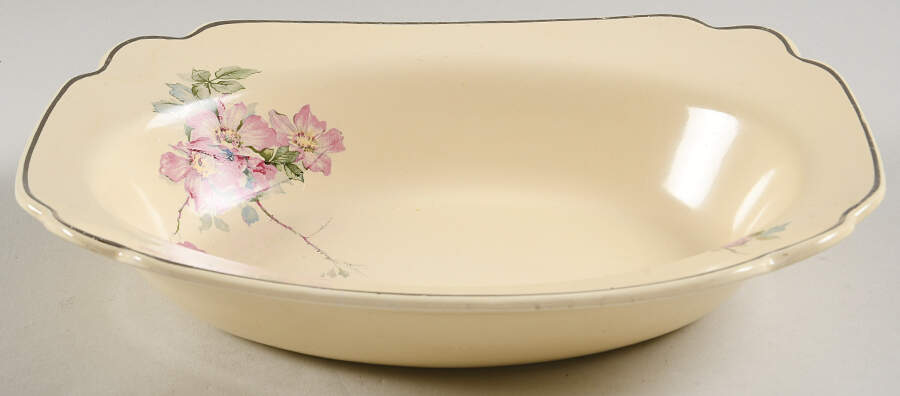 Briar Rose 9" Oval Vegetable Bowl by Homer Laughlin -1