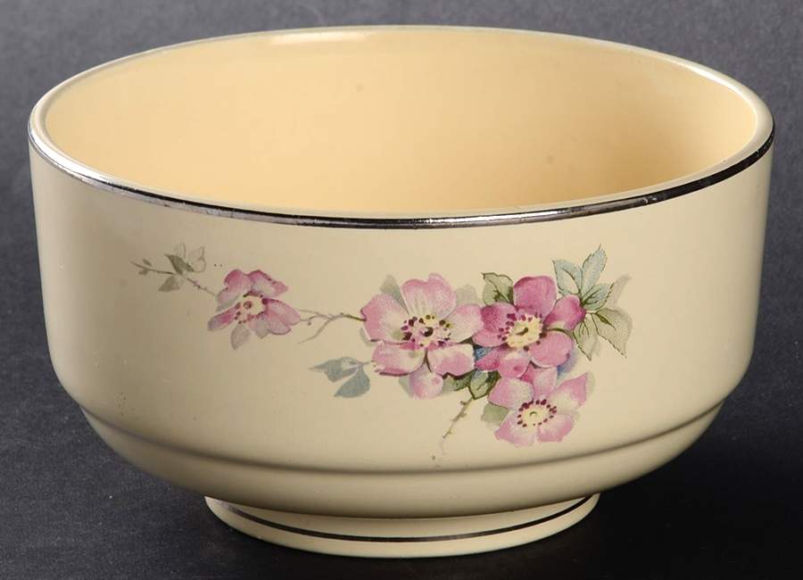 Briar Rose Cranberry Bowl by Homer Laughlin -1