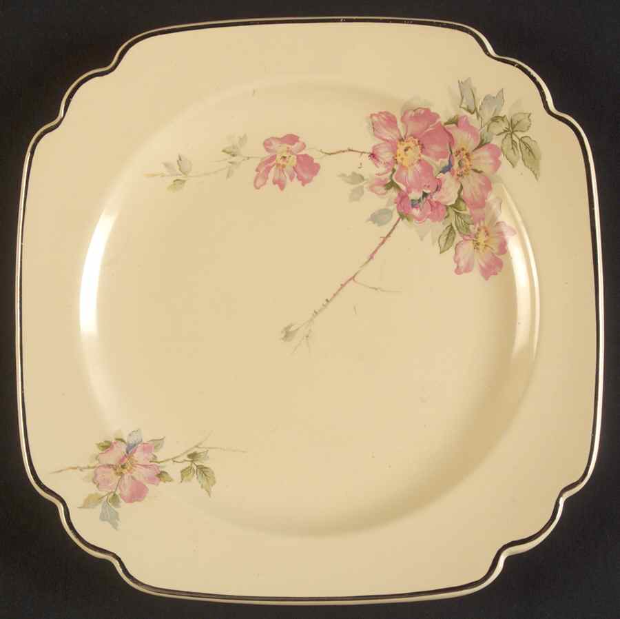 Briar Rose Dessert/Pie Plate by Homer Laughlin -1