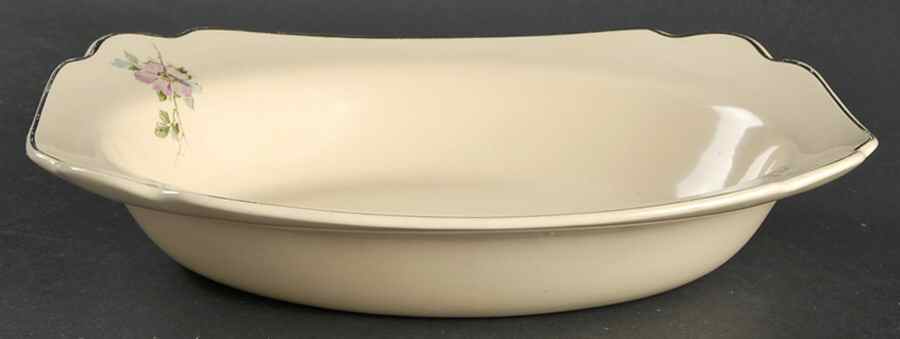 Briar Rose 10" Oval Vegetable Bowl by Homer Laughlin -1