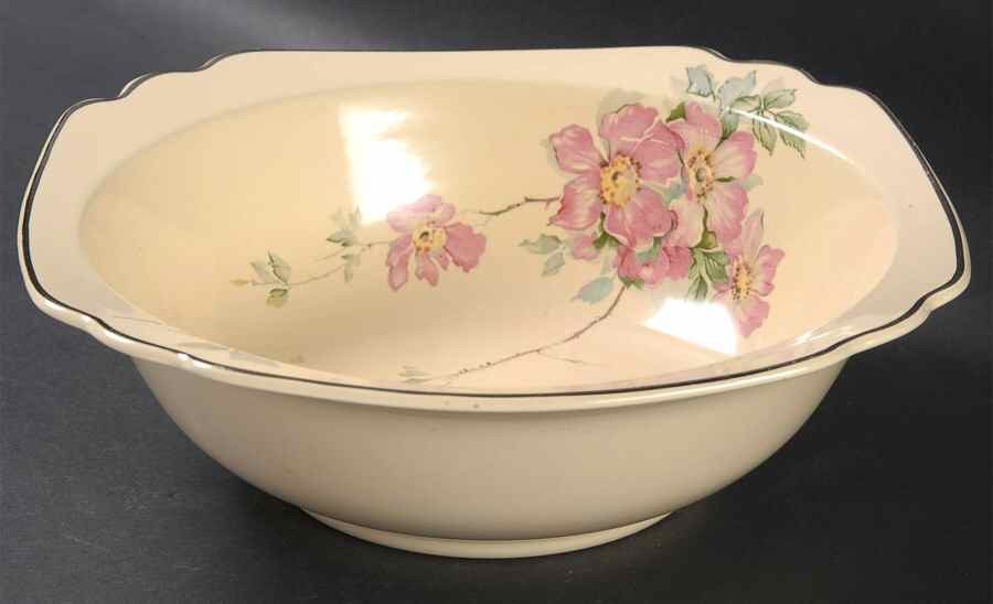 Briar Rose 8" Round Vegetable Bowl by Homer Laughlin -1