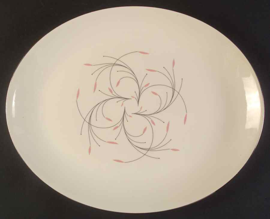 Capri 13" Oval Serving Platter by Homer Laughlin -1