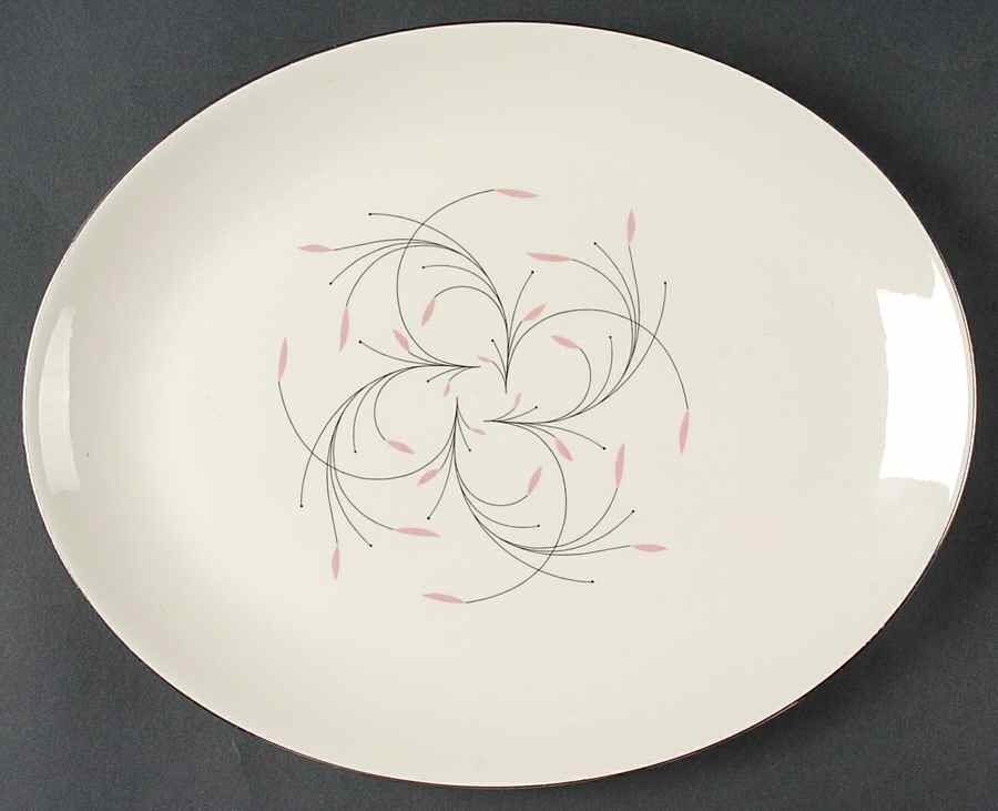 Capri 13" Oval Serving Platter by Homer Laughlin -1