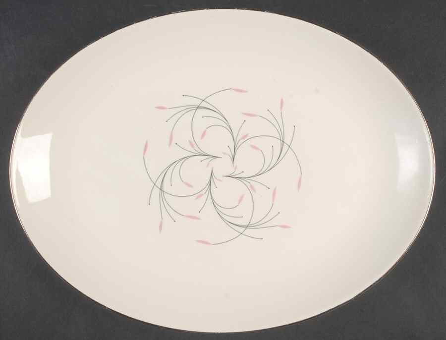 Capri 11" Oval Serving Platter by Homer Laughlin -1