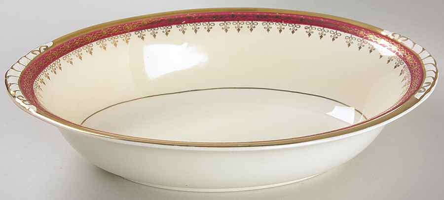 Cardinal 9" Oval Vegetable Bowl by Homer Laughlin -1