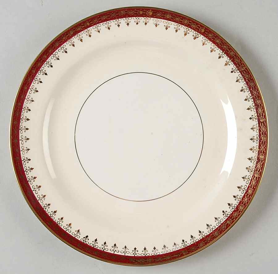 Cardinal Salad Plate by Homer Laughlin -1