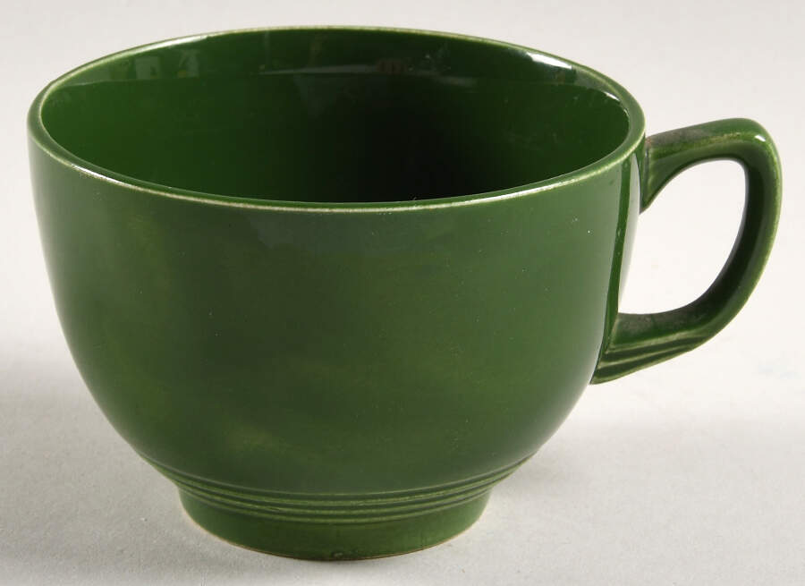 Carnival Green (Forest) Footed Cup by Homer Laughlin -1