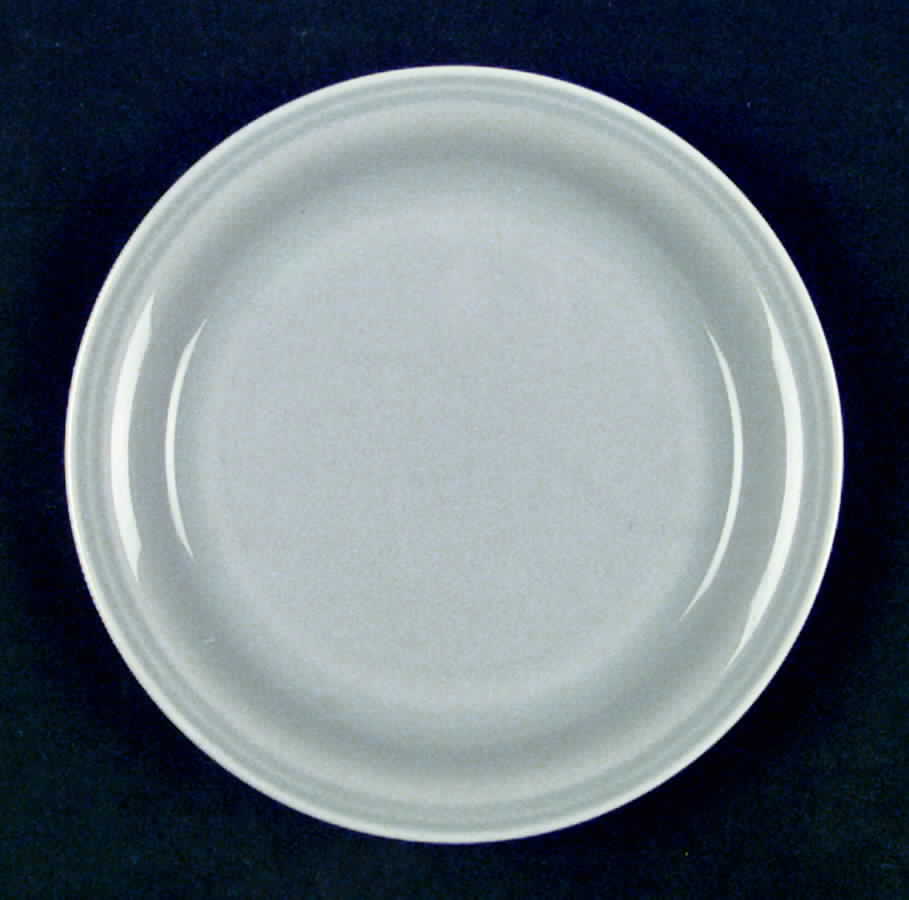 Carnival Gray Bread & Butter Plate by Homer Laughlin -1